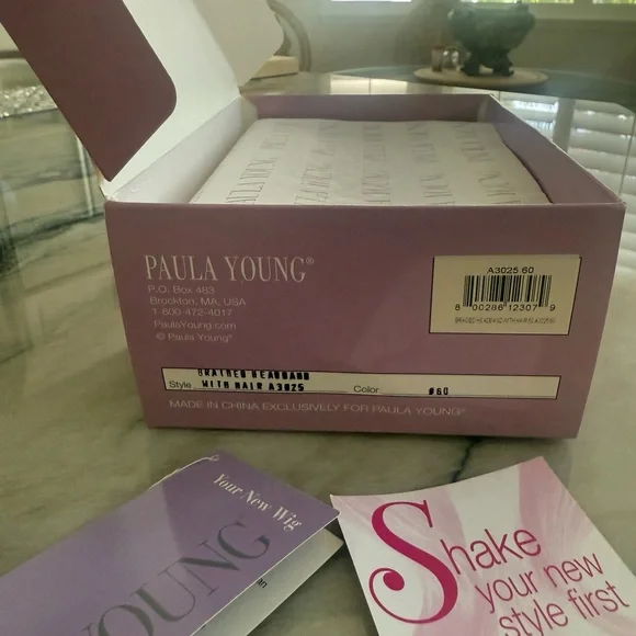 Paula Young Braided Headband Women's Wig in #60 Platinum Blonde - Picture 8 of 8